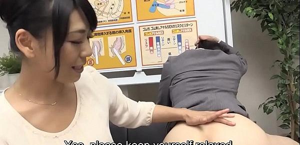  Subtitled bizarre Japanese anal sex preparation seminar HD
